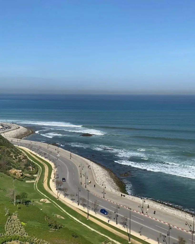 Morocco road trip along the Atlantic coastal highway in Tangier